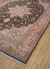 aalam blue wool hand knotted Rug - FoldShot aalam blue wool hand knotted Rug - FoldShot