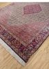 aalam red and orange wool hand knotted Rug - FoldShot aalam red and orange wool hand knotted Rug - FoldShot