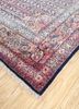 aalam blue wool hand knotted Rug - FoldShot