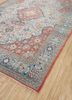 aalam red and orange wool hand knotted Rug - FoldShot