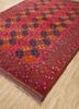 kiaan red and orange wool hand knotted Rug - FoldShot kiaan red and orange wool hand knotted Rug - FoldShot