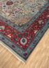 aalam red and orange wool hand knotted Rug - FoldShot aalam red and orange wool hand knotted Rug - FoldShot