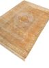 aalam gold wool hand knotted Rug - FoldShot
