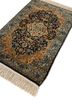 gulmarg blue silk hand knotted Rug - FoldShot gulmarg blue silk hand knotted Rug - FoldShot