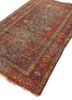 aalam blue wool hand knotted Rug - FoldShot aalam blue wool hand knotted Rug - FoldShot