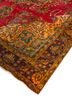 aalam red and orange wool hand knotted Rug - FoldShot aalam red and orange wool hand knotted Rug - FoldShot