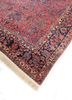 aalam red and orange wool hand knotted Rug - FoldShot aalam red and orange wool hand knotted Rug - FoldShot