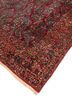aalam pink and purple wool hand knotted Rug - FoldShot