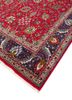 aalam red and orange wool hand knotted Rug - FoldShot aalam red and orange wool hand knotted Rug - FoldShot