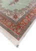 aalam blue wool hand knotted Rug - FoldShot aalam blue wool hand knotted Rug - FoldShot