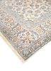 aalam ivory wool and silk hand knotted Rug - FoldShot aalam ivory wool and silk hand knotted Rug - FoldShot