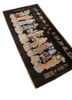 pechino grey and black wool hand knotted Rug - FoldShot pechino grey and black wool hand knotted Rug - FoldShot