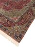 aalam red and orange wool hand knotted Rug - FoldShot aalam red and orange wool hand knotted Rug - FoldShot