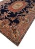 aalam blue wool hand knotted Rug - FoldShot aalam blue wool hand knotted Rug - FoldShot