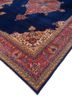 aalam blue wool hand knotted Rug - FoldShot aalam blue wool hand knotted Rug - FoldShot