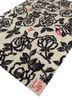 pansy beige and brown wool hand knotted Rug - FoldShot pansy beige and brown wool hand knotted Rug - FoldShot