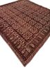 kiaan red and orange wool hand knotted Rug - FoldShot kiaan red and orange wool hand knotted Rug - FoldShot