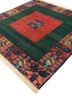 aalam red and orange wool hand knotted Rug - FoldShot