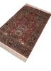 gulmarg red and orange silk hand knotted Rug - FoldShot gulmarg red and orange silk hand knotted Rug - FoldShot
