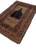 aalam grey and black wool hand knotted Rug - FoldShot aalam grey and black wool hand knotted Rug - FoldShot