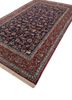 aalam blue wool hand knotted Rug - FoldShot aalam blue wool hand knotted Rug - FoldShot