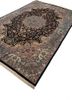 aalam grey and black wool hand knotted Rug - FoldShot aalam grey and black wool hand knotted Rug - FoldShot