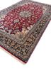 aalam red and orange wool hand knotted Rug - FoldShot aalam red and orange wool hand knotted Rug - FoldShot