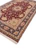 aalam red and orange wool hand knotted Rug - FoldShot aalam red and orange wool hand knotted Rug - FoldShot