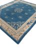 pechino blue wool hand knotted Rug - FoldShot pechino blue wool hand knotted Rug - FoldShot