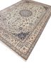 aalam ivory wool hand knotted Rug - FoldShot aalam ivory wool hand knotted Rug - FoldShot