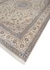 aalam ivory wool hand knotted Rug - FoldShot