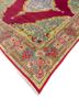 aalam pink and purple wool hand knotted Rug - FoldShot aalam pink and purple wool hand knotted Rug - FoldShot