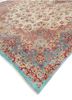 aalam blue wool hand knotted Rug - FoldShot