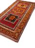 kiaan red and orange wool hand knotted Rug - FoldShot kiaan red and orange wool hand knotted Rug - FoldShot