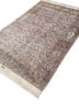 gulmarg red and orange silk hand knotted Rug - FoldShot