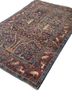 aalam blue wool hand knotted Rug - FoldShot aalam blue wool hand knotted Rug - FoldShot