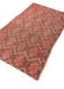 kiaan red and orange wool hand knotted Rug - FoldShot