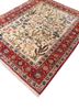 aalam beige and brown wool hand knotted Rug - FoldShot aalam beige and brown wool hand knotted Rug - FoldShot