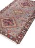 kiaan blue wool and silk hand knotted Rug - FoldShot kiaan blue wool and silk hand knotted Rug - FoldShot