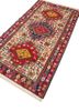 kiaan red and orange wool and silk hand knotted Rug - FoldShot kiaan red and orange wool and silk hand knotted Rug - FoldShot