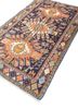 kiaan blue wool and silk hand knotted Rug - FoldShot kiaan blue wool and silk hand knotted Rug - FoldShot