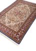 aalam blue wool hand knotted Rug - FoldShot aalam blue wool hand knotted Rug - FoldShot