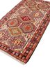 kiaan red and orange wool and silk hand knotted Rug - FoldShot