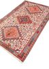 kiaan red and orange wool and silk hand knotted Rug - FoldShot kiaan red and orange wool and silk hand knotted Rug - FoldShot