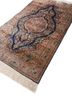 gulmarg blue silk hand knotted Rug - FoldShot gulmarg blue silk hand knotted Rug - FoldShot