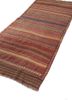 nayaab red and orange wool flat weaves Rug - FoldShot