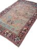 aalam pink and purple wool hand knotted Rug - FoldShot aalam pink and purple wool hand knotted Rug - FoldShot