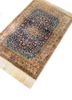 gulmarg blue silk hand knotted Rug - FoldShot gulmarg blue silk hand knotted Rug - FoldShot