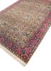 aalam blue wool hand knotted Rug - FoldShot aalam blue wool hand knotted Rug - FoldShot