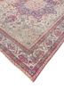 aalam pink and purple wool hand knotted Rug - FoldShot aalam pink and purple wool hand knotted Rug - FoldShot